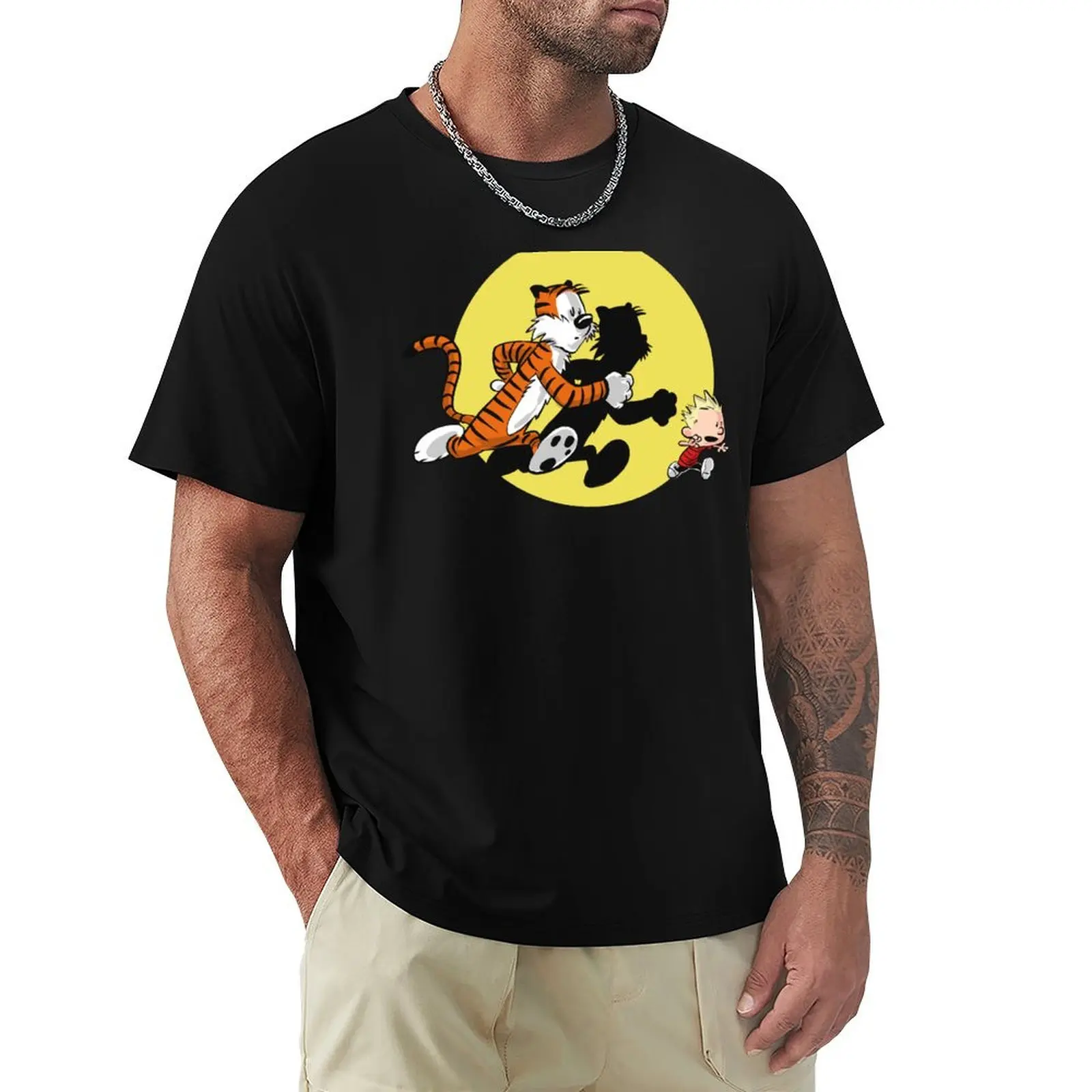 The Adventures of Calvin T-Shirt Fashion Print Casual Short Sleeve