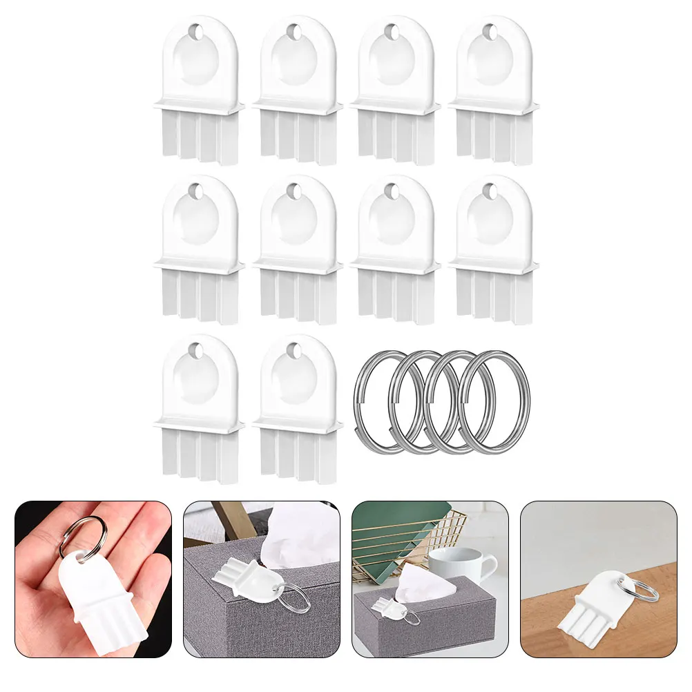 

1 set White Plastic Universal Paper Towel Dispenser Key Set Commercial Toilet Paper Dispenser Replacement Keys Sturdy