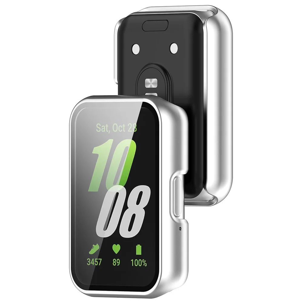Smartwatch Protective Cover for Samsung Galaxy Fit 3 SM-R390 PC Watch Case with Tempered Glass Anti-Fall Anti-Scratch Watch Case image 5
