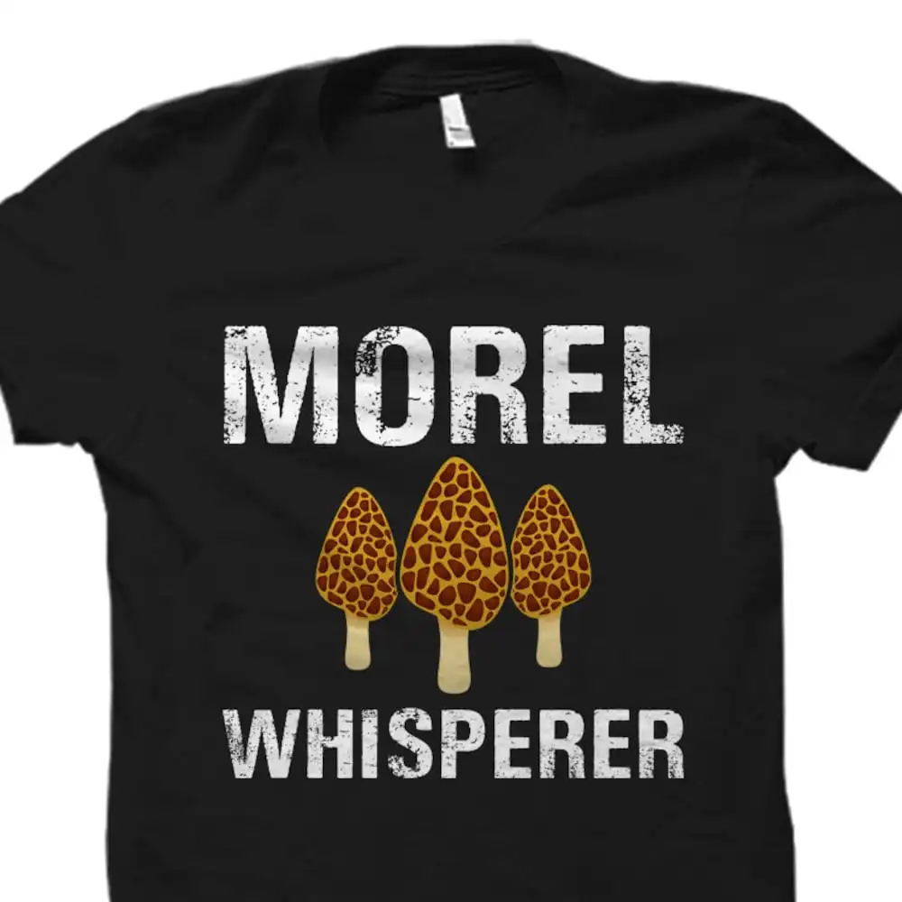 Morel T Shirt Mushroom Hunter Hunting Mushrooming Os1603