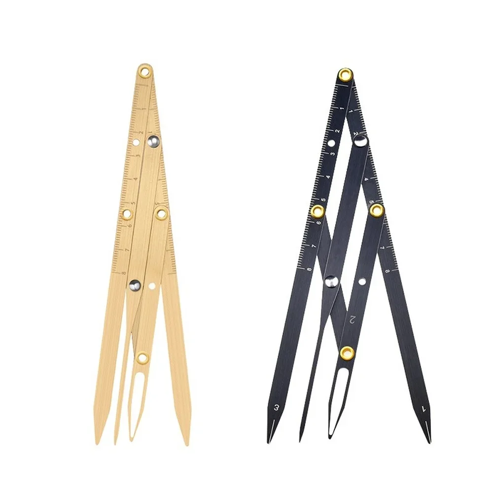 Stainless Steel Triangle Eyebrow Measurement Ruler Permanent Makeup Stencil Golden Ratio Caliper Makeup Tools