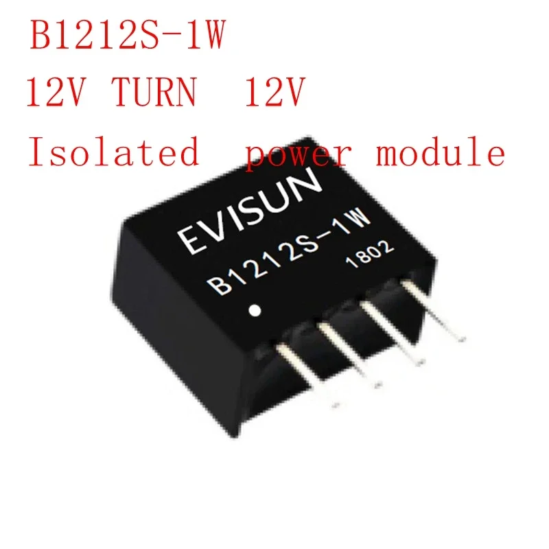 5 pièces/10 pièces/20 pièces/50 pièces nouvelle espoir DC-DC B1212S-1W B1212S-1W SIP4 nouveau module d'alimentation 12V tour 12V module d'isolation puce d'alimentation