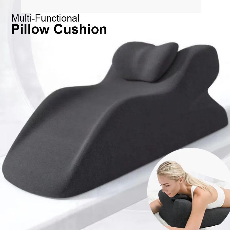

Bed Wedge Pillow for Acid Reflux or Sleeping with New Prone Position Ergonomic Pillow for Reading, Couple's Lying Pillow