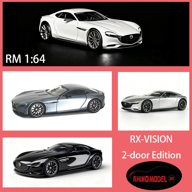 

RM Diecast 1:64 Scale RX-VISION 2-door Edition Alloy Car Model Ornament Souvenir Display Collection Hobby Gift