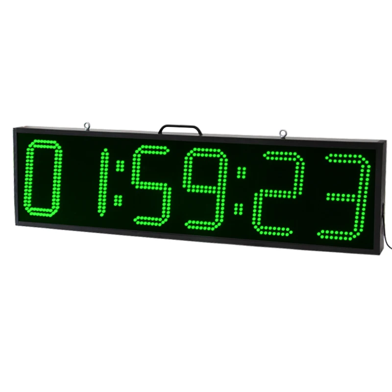 CHEETIE CP28B Outdoor 9 Inch 6 Digits Marthon Sport Event Countdown Clock Race Track Timer Double Sided LED Race Clock