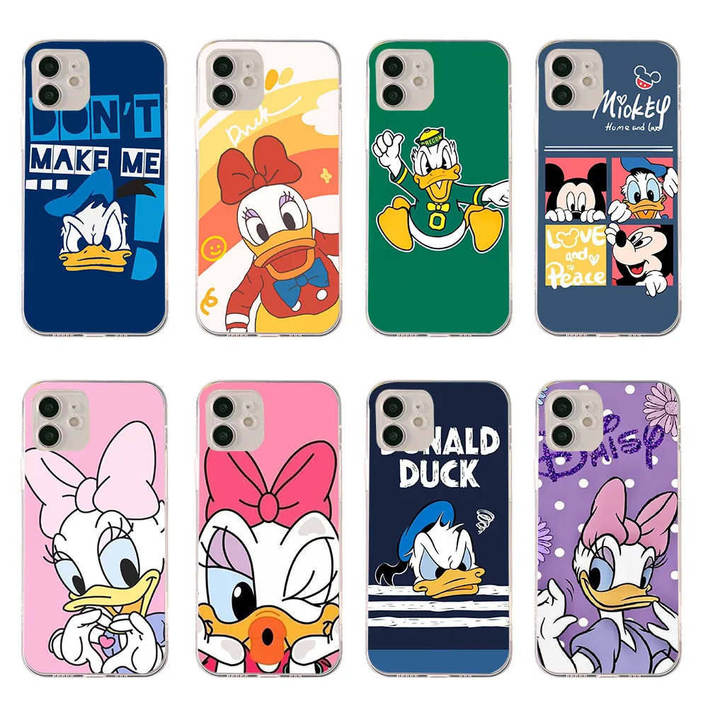 ZY9 casing bening Donald bebek untuk LG K9 K10 K11 K12 Prime K22 Max K40 K40S K41S K50 K50S K51S Plus