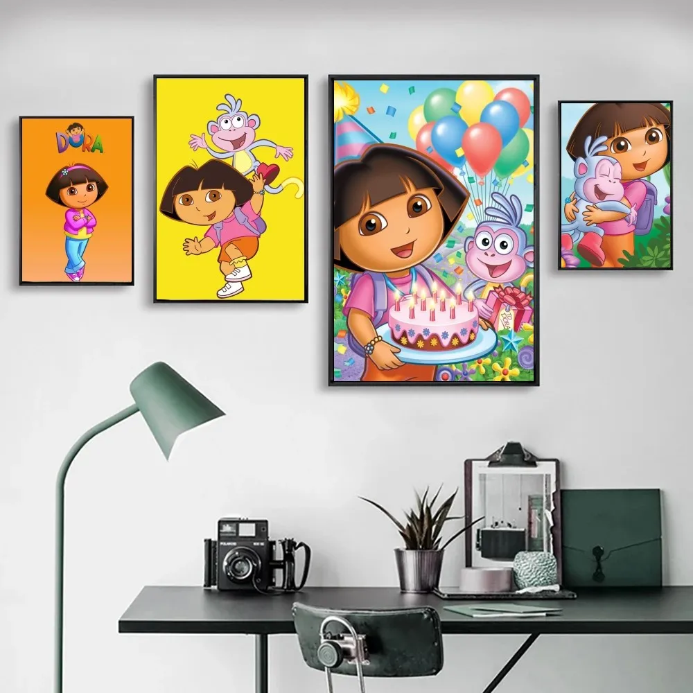 1pc Dora Poster Poster Art Print Bar Living Room Furniture Decor