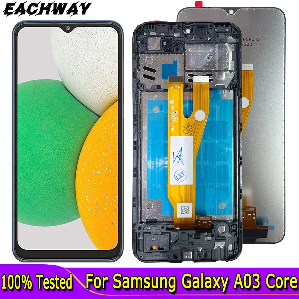 6.5 ''สำหรับ Samsung Galaxy A03 Core A032F A032M จอแสดงผล LCD Touch Screen Digitizer Assembly สำหรับ Samsung A03 Core LCD SM-A032F/DS