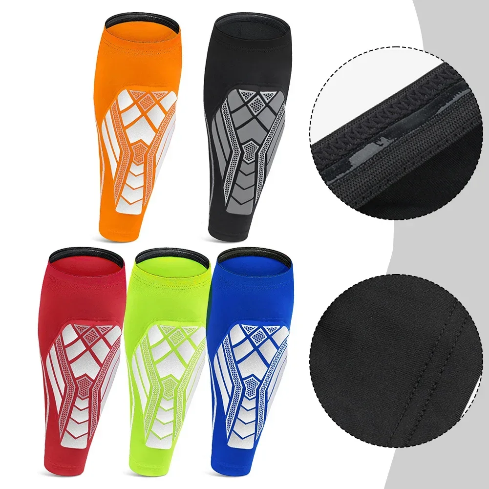 1pc Anti-collision Football Shin Guard Thickened Gaskets Sports Leg Calf Sleeves Leggings Soccer For Football Basketball Cycling