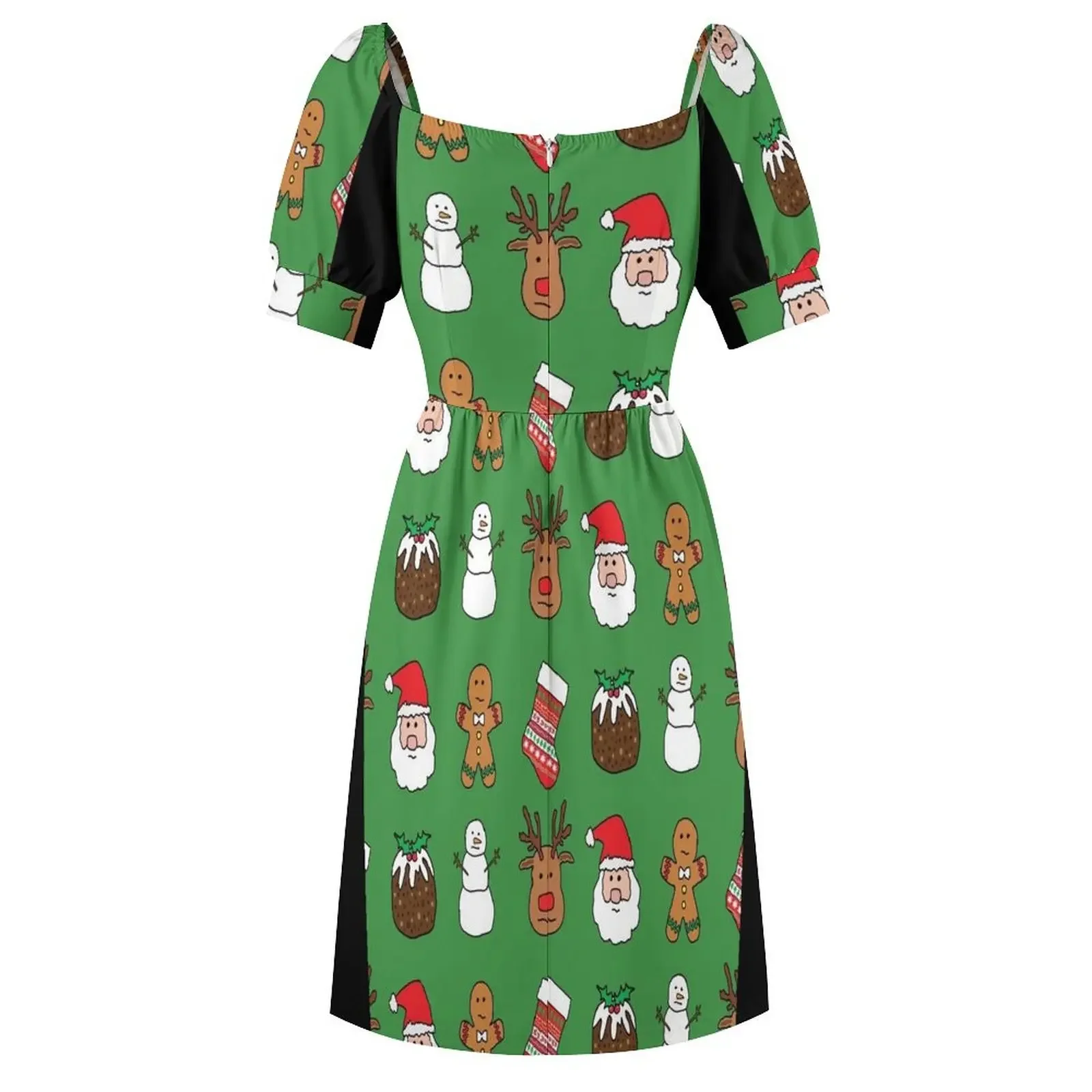 Cute Christmas Pattern Sleeveless Dress womens dress Woman clothing summer dress womens 2025 Summer dresses for women