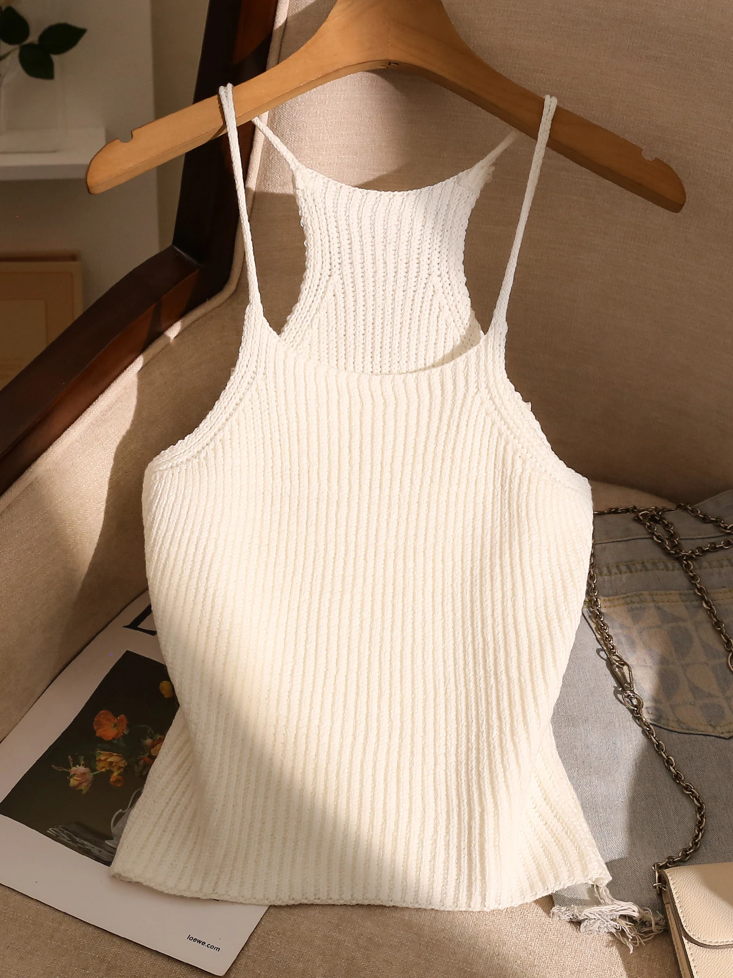 

Вязаный жилет ort Sve, женский облегающий базовый слой, майка, верхняя одежда, повседневная дорожная одежда, дизайн Sli