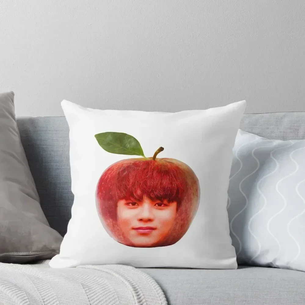 Jongho Apple Throw Pillow Decorative Cover For Living Room Custom Cushion Photo pillow