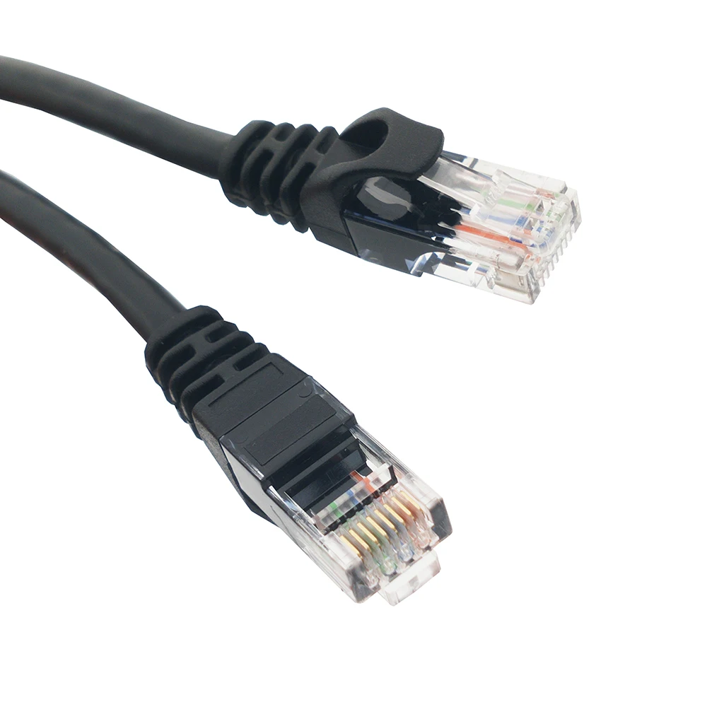 3Meter RJ45 network Cable CAT6 patch pord 8Core Cable 8P8C Modular Plug UTP 24AWG Connection Cable Black for Enternet