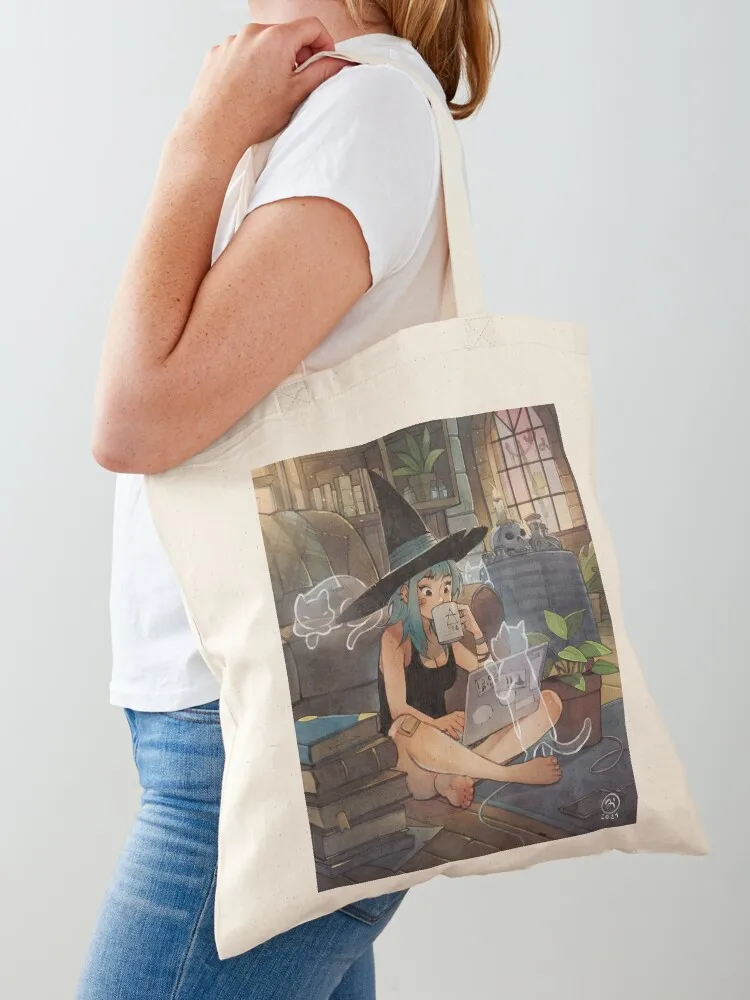 

Morning Coffee Tote Bag Big bag Canvas stote bag shopping logo