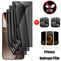 Privacy Anti Spy Peeping Hydrogel Film For OPPO Find X9 X8 Pro Screen Protector For OPPO Find X7 Ultra Camera Lens Film