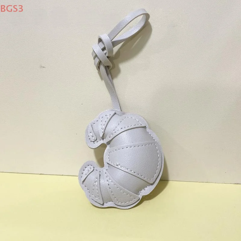 الإبداعية اليدوية متعدد الطبقات التصحيح الكرواسون الحبل المفاتيح الأمتعة قلادة حقيبة صغيرة