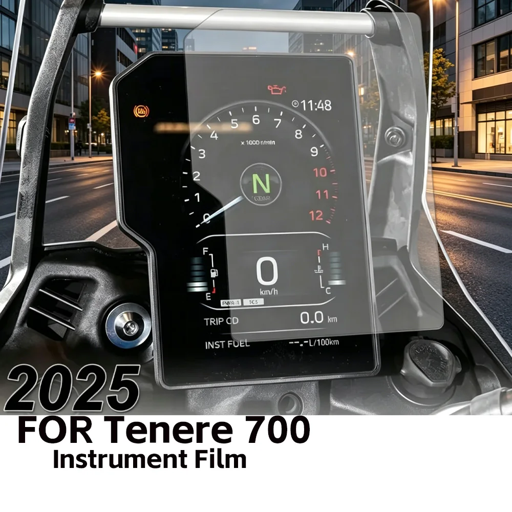 Motorrad-Armaturenbrett-Displayschutzfolie für Yamaha Tenere 700 2025 Instrumentencluster-Schutzfolie