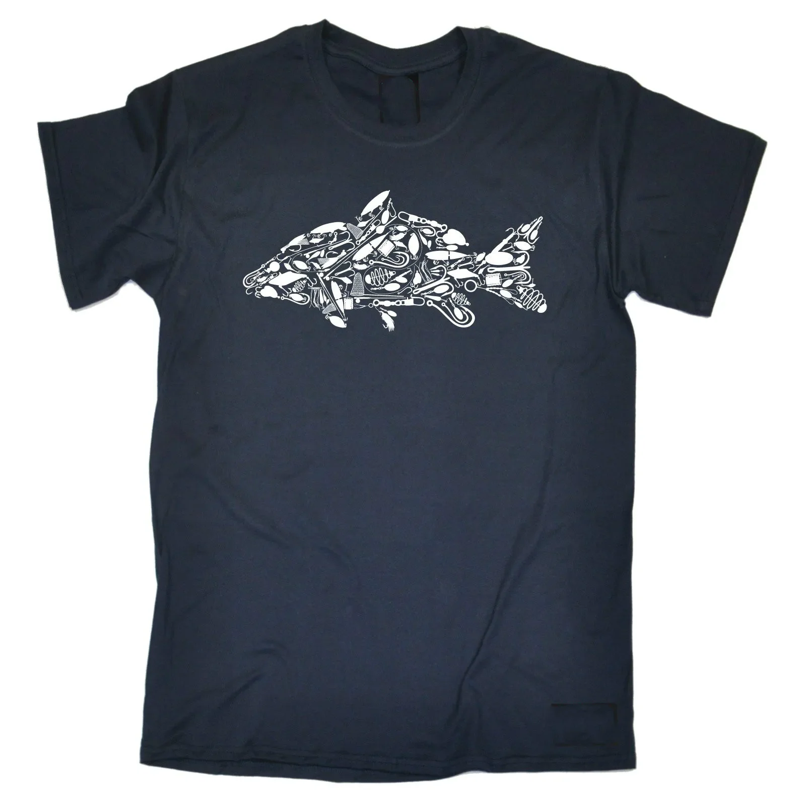 Funny Rod Bait Tackle Carp Fisherman Angler T-Shirt 100% Cotton O-Neck Short Sleeve Summer Casual Mens T-shirt Streetwear