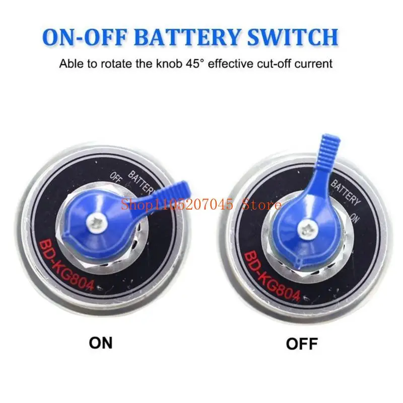 37cd Upgraded 12/24V Battery Disconnect Switches Battery Isolator Switches for Reliable Power Management in Vehicles & Boats