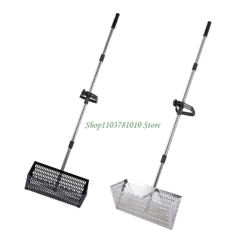 

U55D Sand Sifter Rake Handheld Detachable Ergonomic Carbon Steel Easy Grip Sea