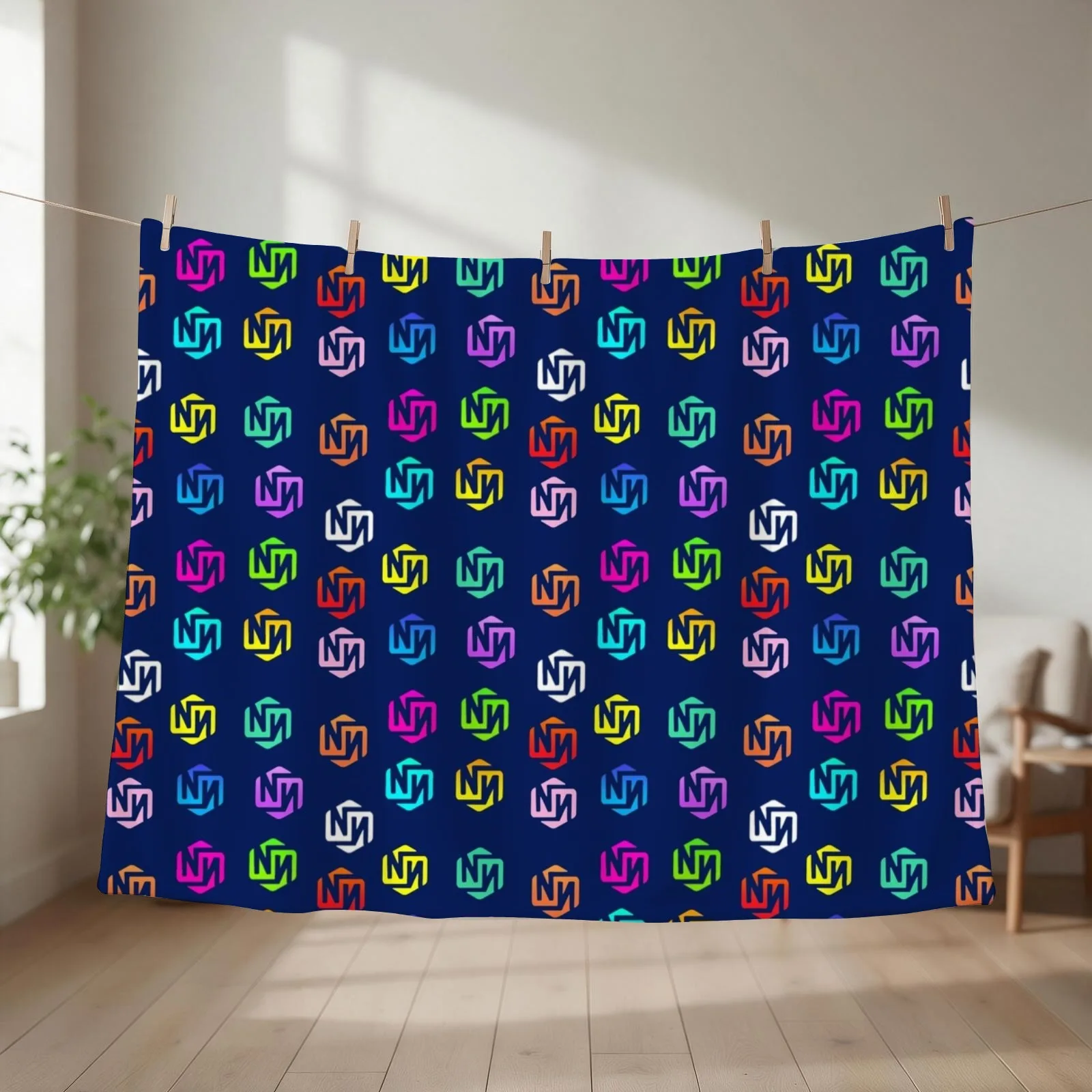 Norris Nuts Legends pattern duvet cover Throw Blanket Vintage Weighted for winter Thermals For Travel Blankets