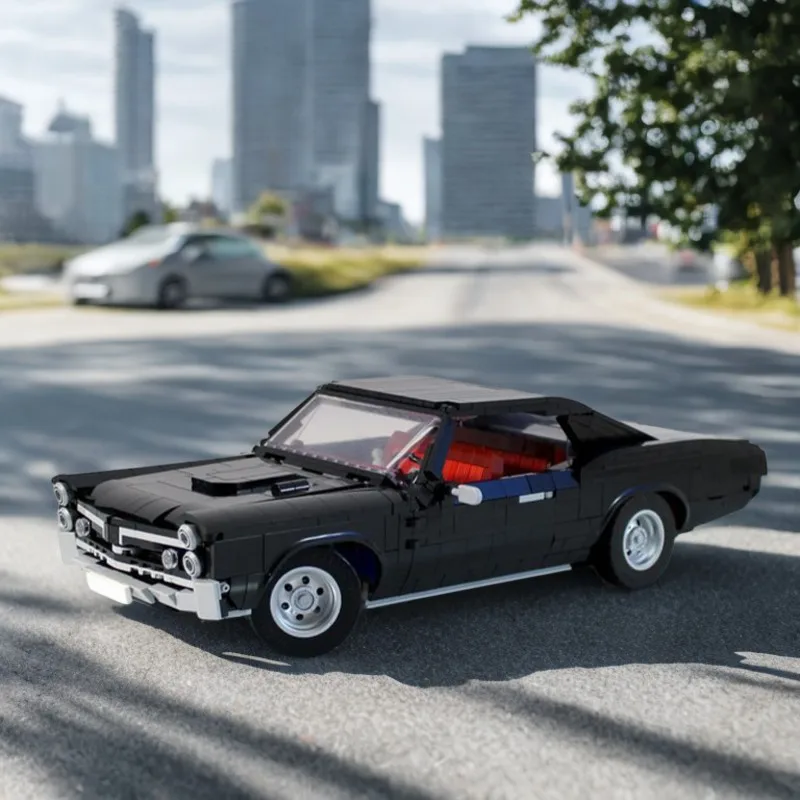 

Pontiaced GTO 1322-Piece MOC Model – Detailed Modular Car Build, Educational DIY Toy Gift for Adults