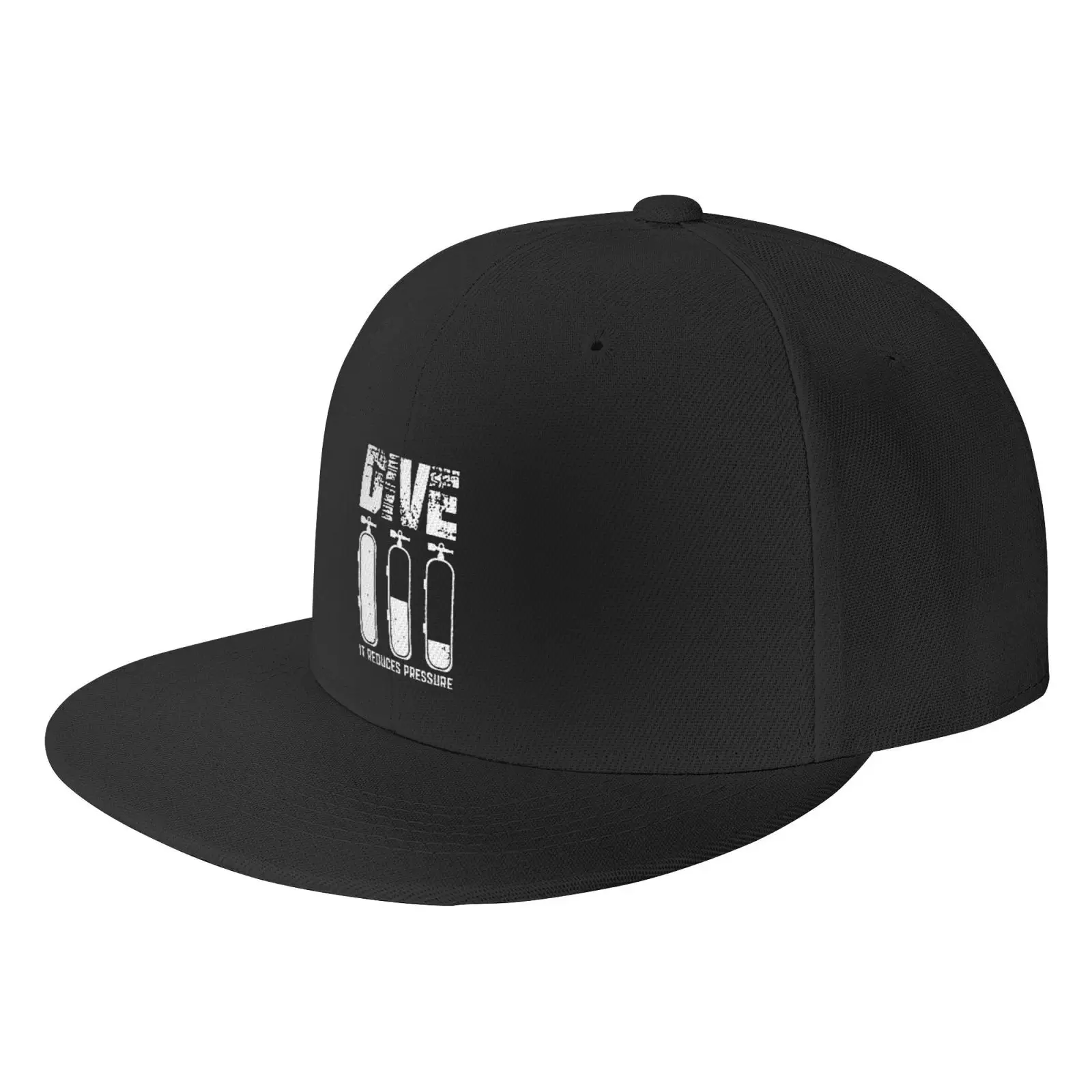 

Unisex Classic Dive It Reduces Pressure Hiphop Flat Basebll Dad Hat Men Women Adjustable Baseball Cap Hat Snapback