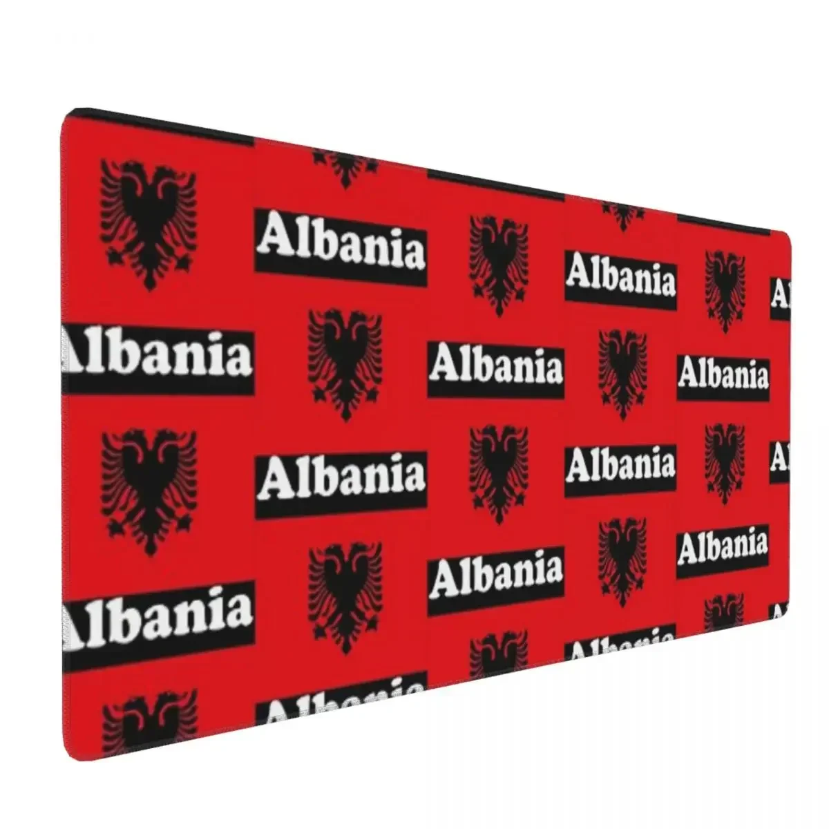 Bandeira da albânia (2) mouse pad grande, teclado de computador, mouse pad para jogos, pc, laptop, mesa, acessórios de escritório, tapetes de mesa