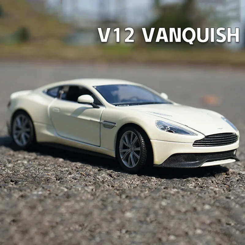 WELLY 1:24 Aston Martin VANQUISH V12 Supercar Alloy Car Model Diecasts & Toy Vehicles Collect Car Toy Boy Birthday gifts