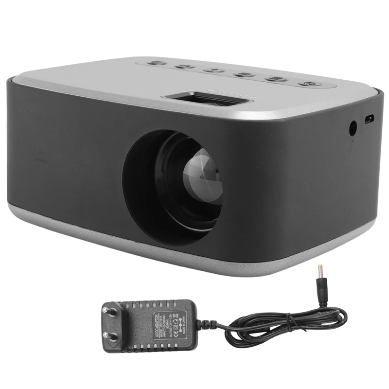 T20 Mini Projector 1080P Video Beamer Fit For Home Cinema Outdoor Beamer USB EU Plug