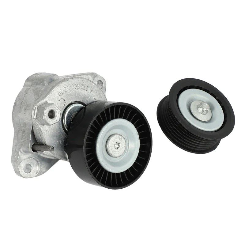 Drive Belt Tensioner+2 Idler Pulleys Set Of For Mercedes Benz 2720270+1419+1019