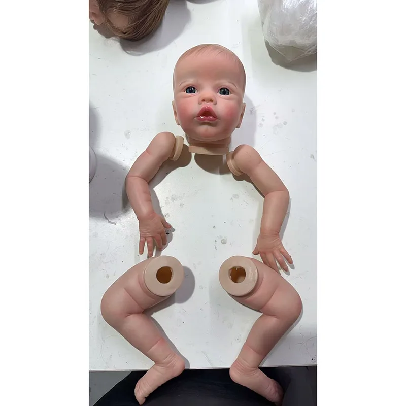19インチ 48cm リボーンベビードールキット プリムローズ 塗装済みキット 布ボディ DIYパーツ付き