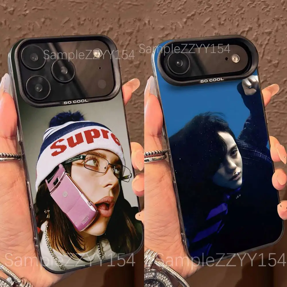 

Hit Me Hard And Soft B-BillieS Phone Case For IPhone 15,16,17,13,14,11,12,Pro,Max,Plus,E,Air,Mini Gray Matte Back Cover