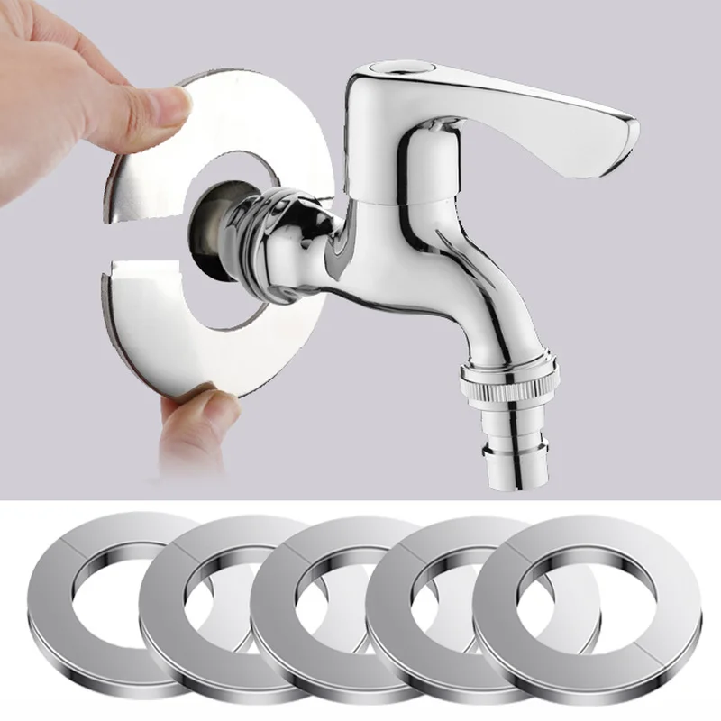 

Смеситель из нержавеющей стали, разделенная декоративная крышка, водопровод, кран, разделенная декоративная крышка, аксессуар для крана, самоклеящаяся декоративная крышка