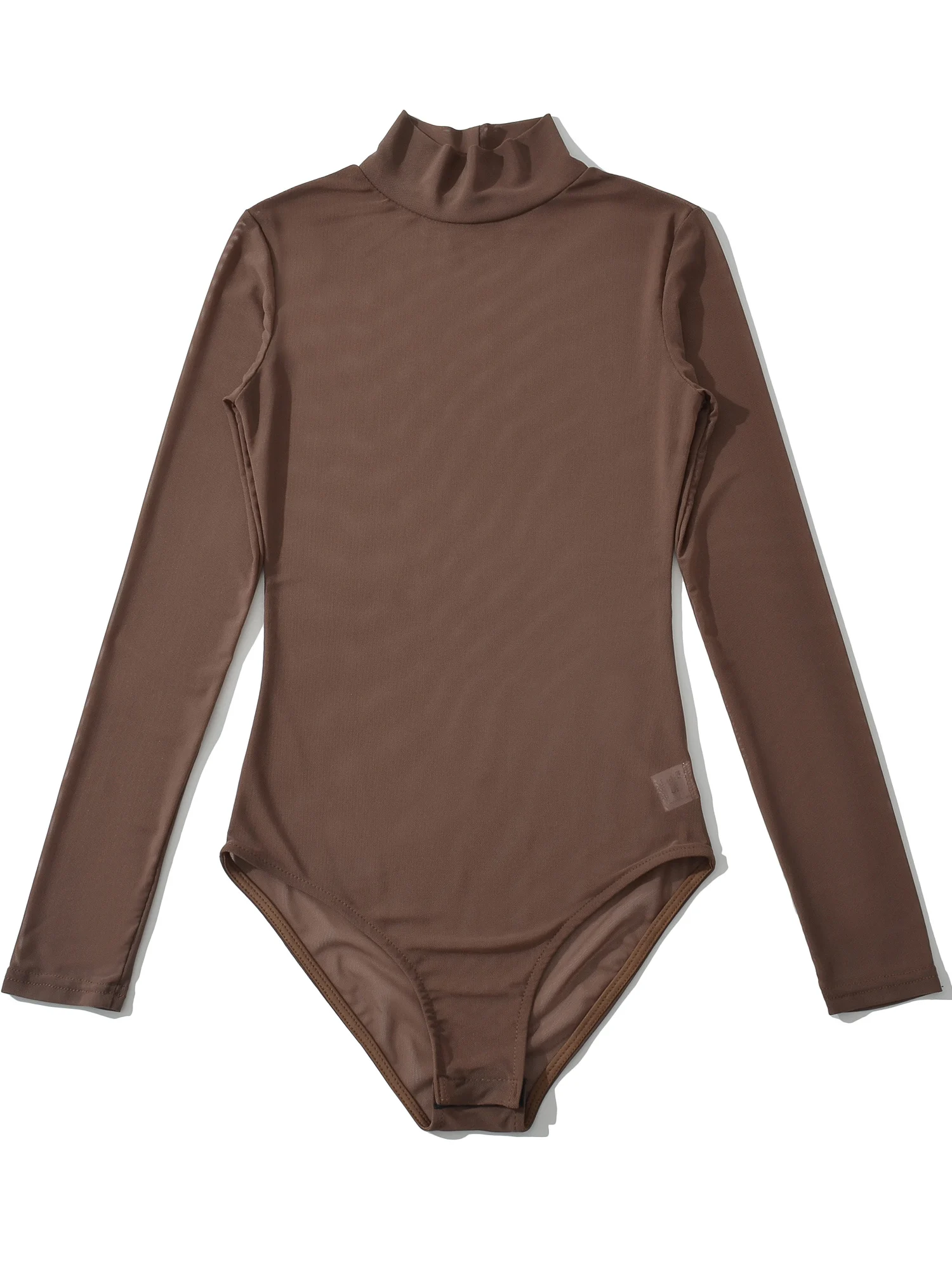 

Slim Fit Long Sve Base irt Женское тонкое нижнее белье Pure Color Me Tight See-through Underwear Commute Sle со средней талией ort Pants