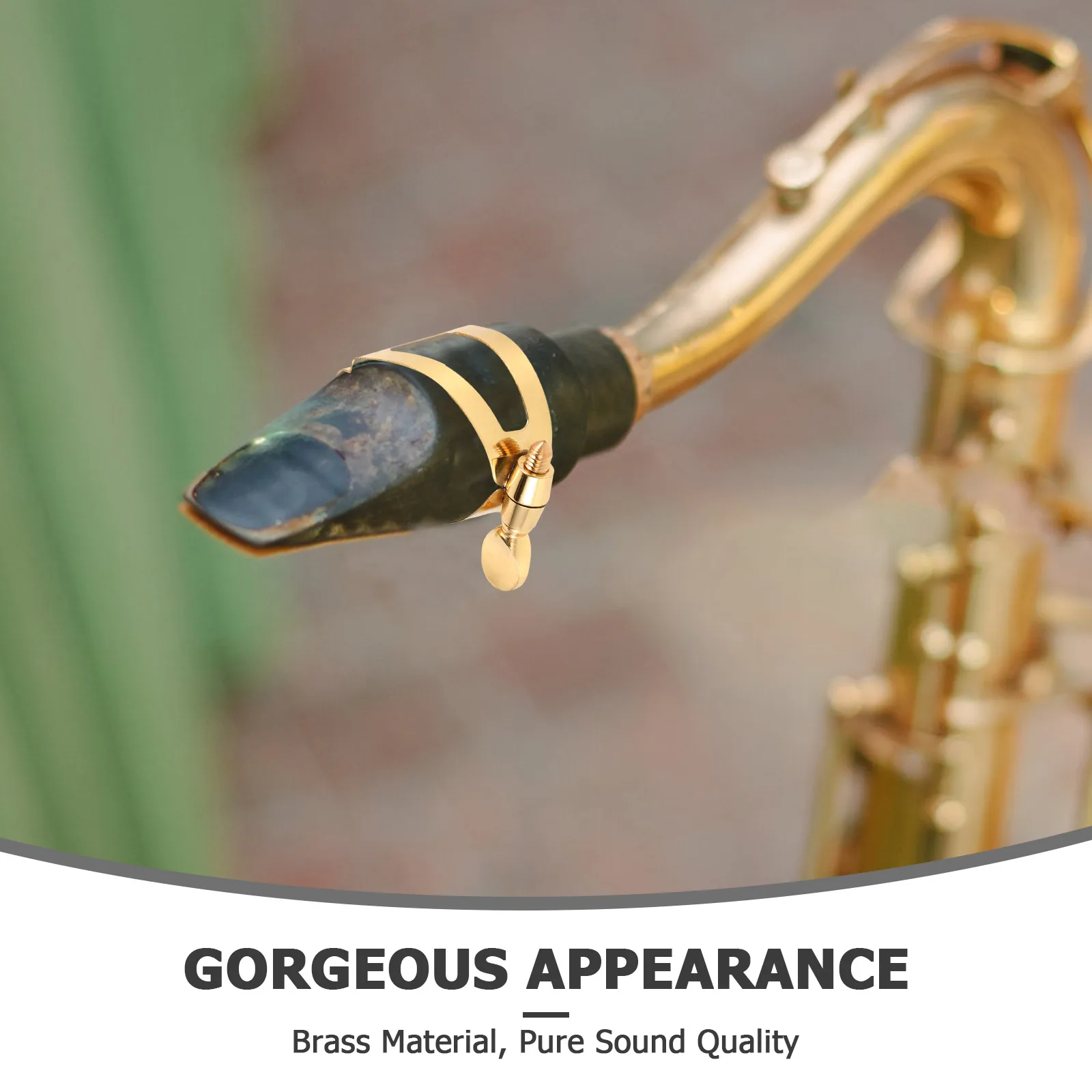 Ligature d'embout de Saxophone Alto, Clip de Saxophone en laiton, pièce de rechange, installation Simple, accessoires de Sax, pièces de Ligature