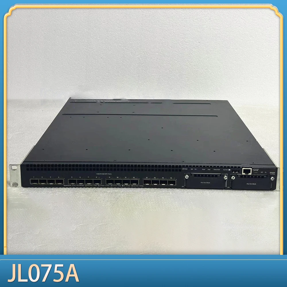 For HPE Aruba 16 Port 10G Optical Port Layer 3 Switch is Expandable 3810M JL075A