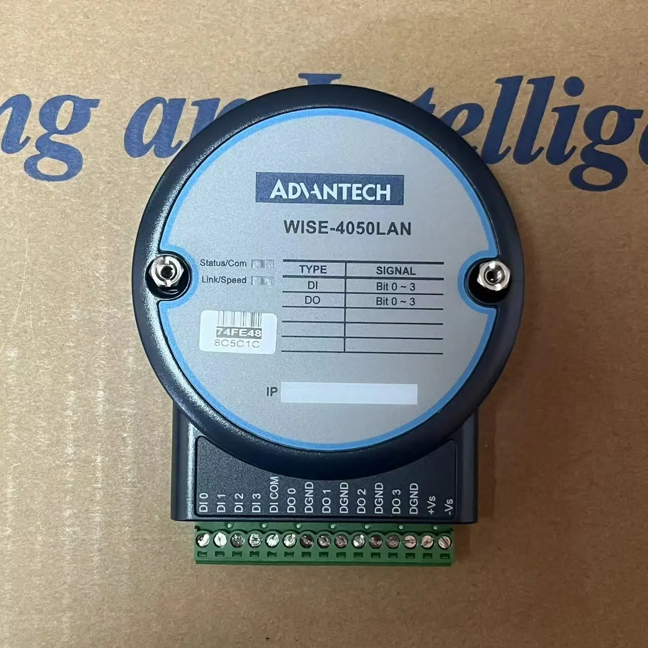 2025 Advantech 4 ingressi digitali/4 uscite digitali, I/O Ethernet Modbus WISE-4050LAN-B