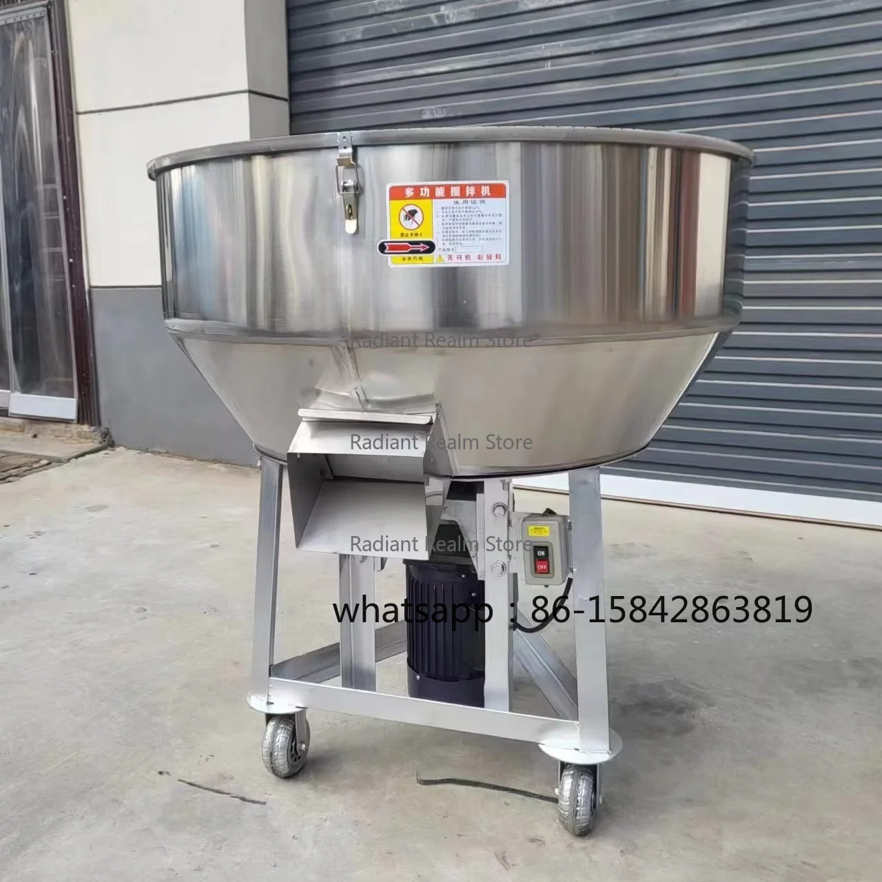 Multi-Functional Stainless Steel Ribbon Blender – Easy Cleaning Mixer for Dry/Wet Powder/Granule (Food-Grade)