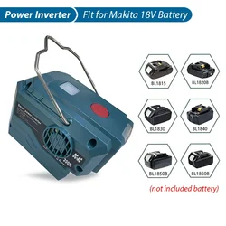 Power Inverter for Makita 18V Battery To 120V/220V AC Output Portable Modified Sine Wave Inverter Generator With USB ,Type-C