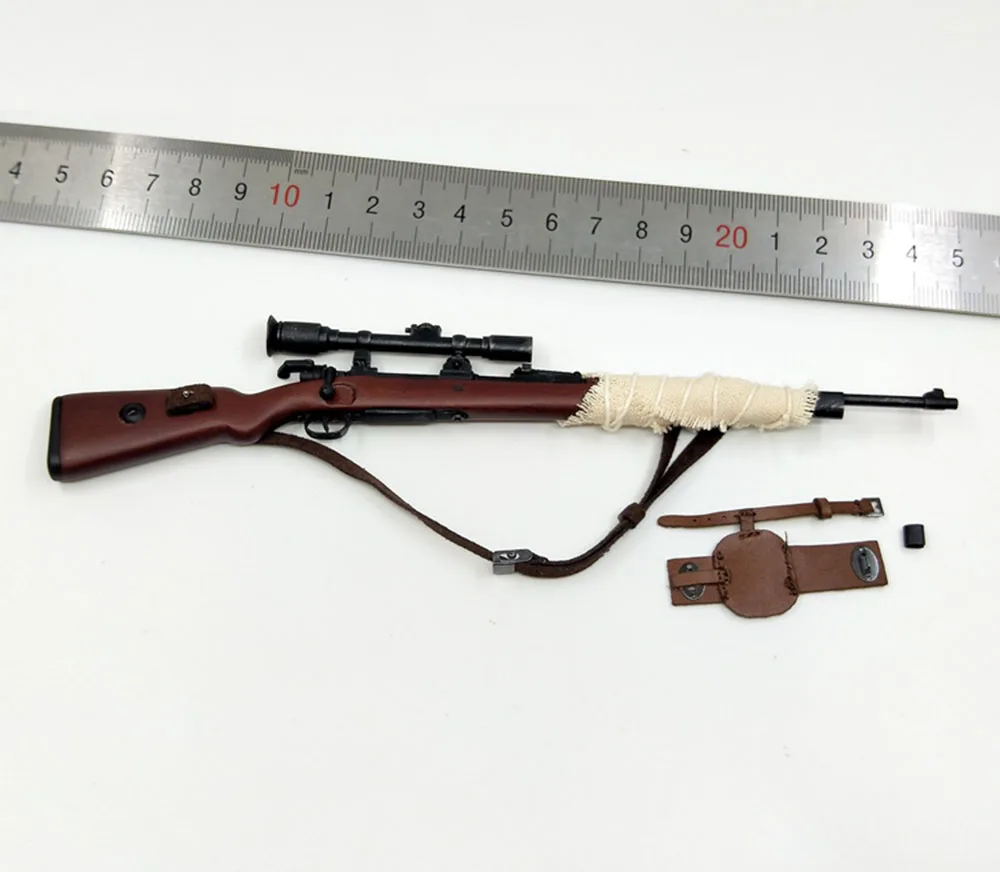 1/6 DID D80163 سلسلة الجندي ريان القناص اللعب نموذج المواد البلاستيكية 98K لا يمكن إطلاقها صالح 12 "مكون مشهد العمل #2