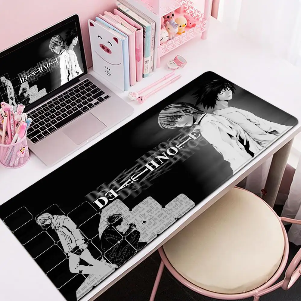 Anime Death Note Mouse Pad 90x40CM Non-slip Gaming Mousepad Gamer E-Sports Mouse Mat Game Mechanical Keyboard XXL Desk Mat