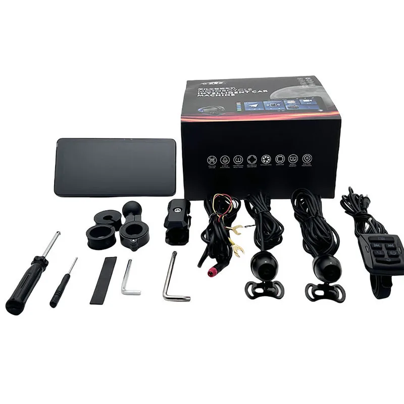Motorcycle Gps Navigation Wireless Carplay Android Auto Mirroring Motorbike Portable Android Screen