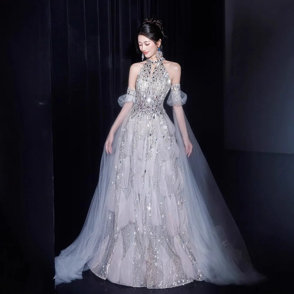 

Light Luxury Evening Dress Skirt High Quality Dress Skirt Banquet Engagement
