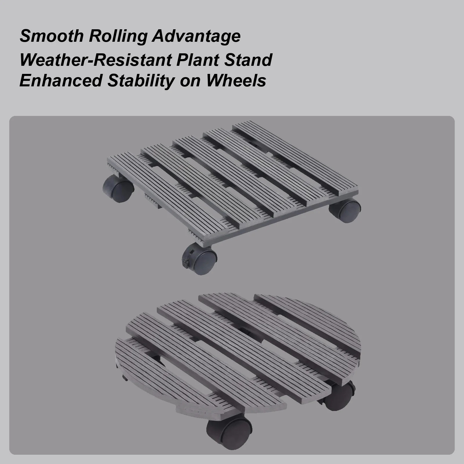 

Поддон для растений на колесиках 30 см, пластиковый передвижной поддон для цветочных горшков, большой передвижной поддон для садоводства