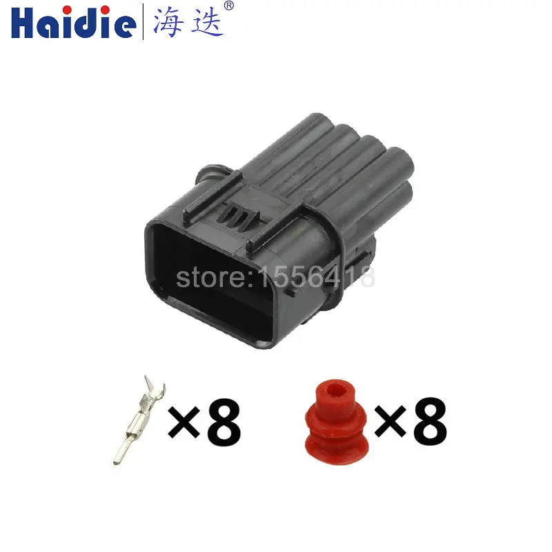 1-20 sets 8 Pin 6189-7423 6181-6850 LED Headlight Speaker Socket Waterproof Connector