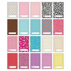 20 Pcs/Lot DIY Colorful Scrapbook Memo Photos Frame Stickers For Instax Mini Film Photo Albums Home Decor Paper