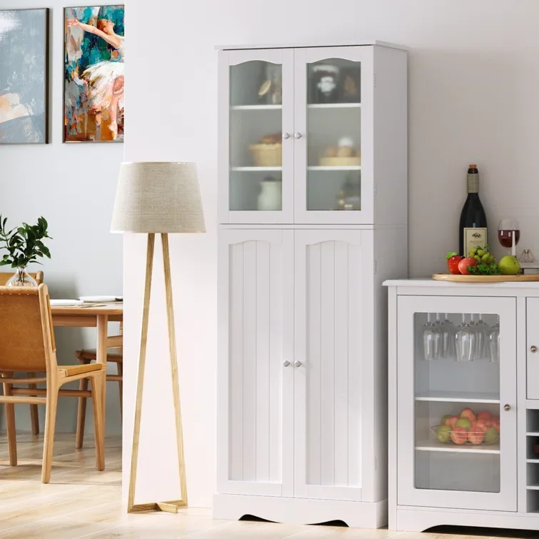 Food Storage Pantry With a Modern and Stylish Appearance Multi-tier Design Tall Kitchen Cabinet Kitchen Home Office
