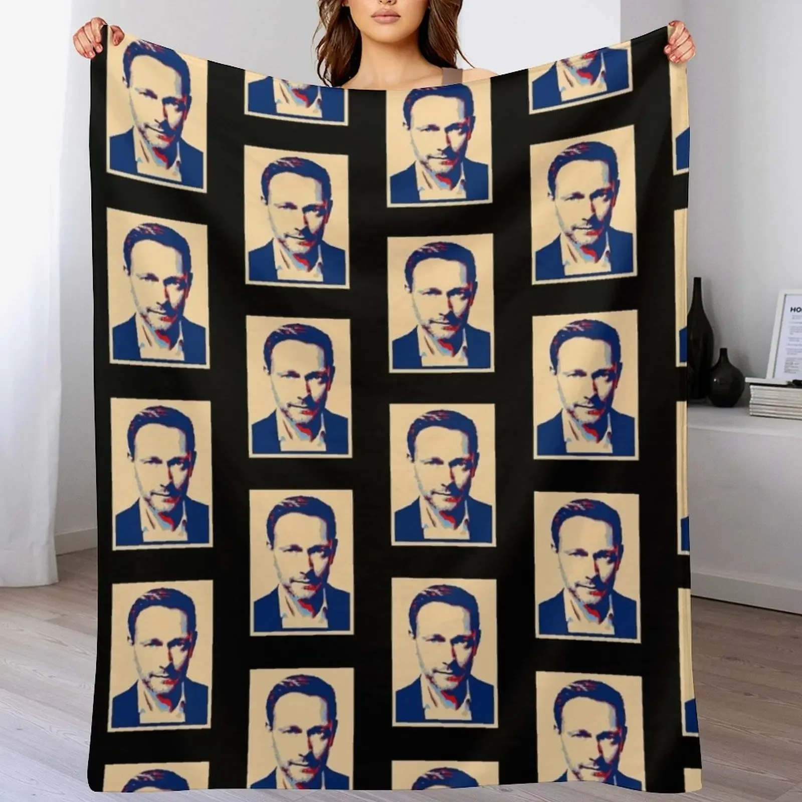 

Legend CHRISTIAN LINDNER German Finance Minister Throw Blanket Multi-Purpose Soft Beds Baby Decorative Throw Blankets