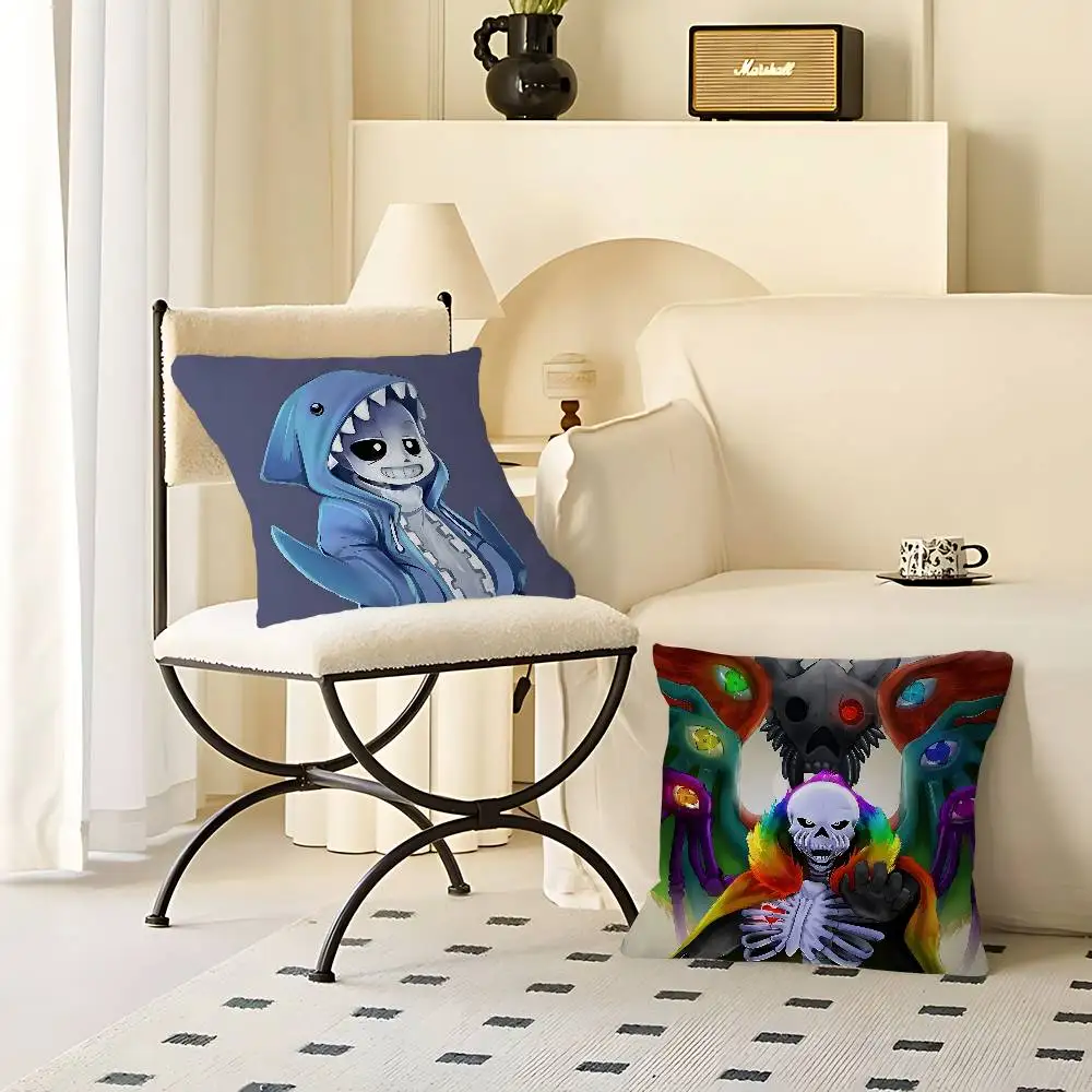 

SANS U-Undertale декоративная эстетика комнаты наволочка домашний декор спальня диван-кровать наволочка 45x45